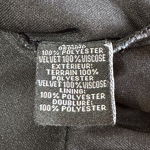 Tolani Melany Velvet Burnout Blouse Womens M* Black Floral Artsy Boho Whimsigoth - Picture 10 of 16